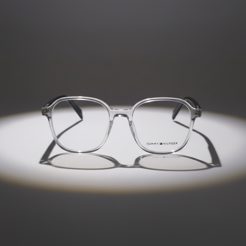 TOMMY Transparent Frame Glasses