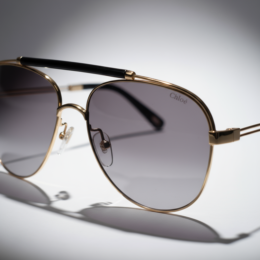 Chloé Designer Aviator Sunglasses