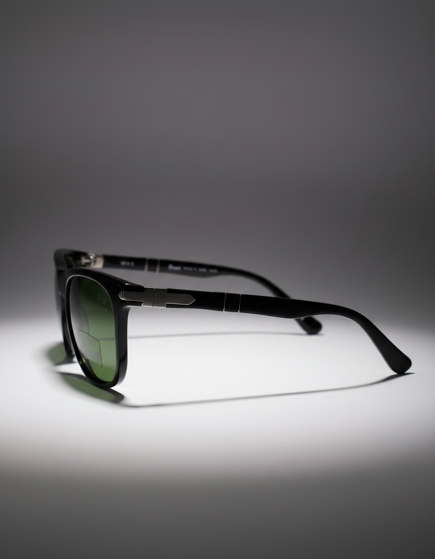 Persol Designer Black Sunglasses