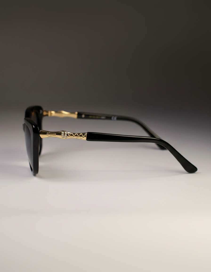Gucci Black Cat-Eye Sunglasses