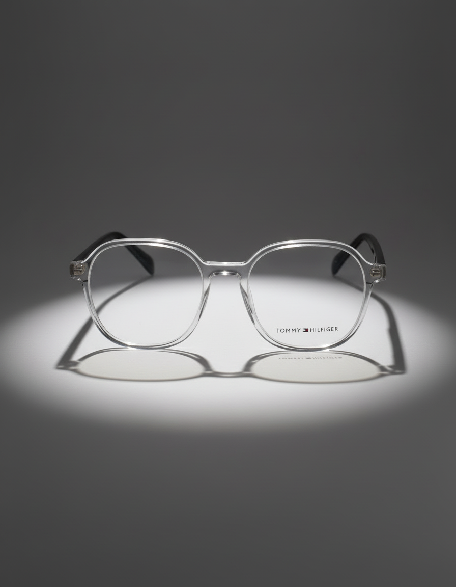 Tommy Hilfiger Clear Round Eyeglasses