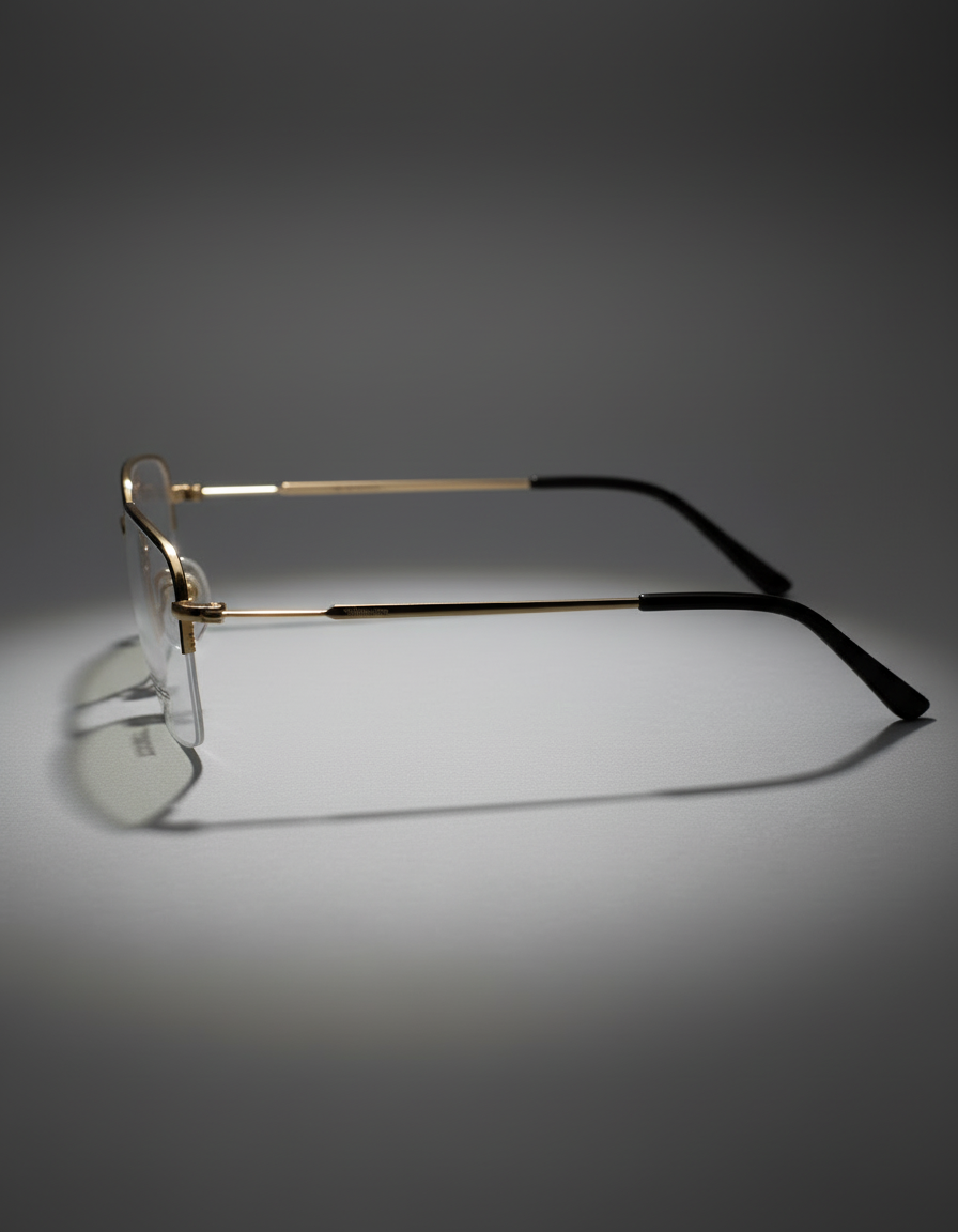Silhouette Gold Eyeglasses