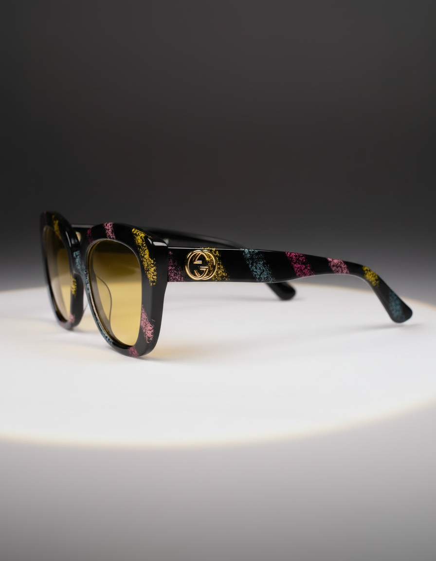 Gucci Multicolor Cat-Eye Sunglasses