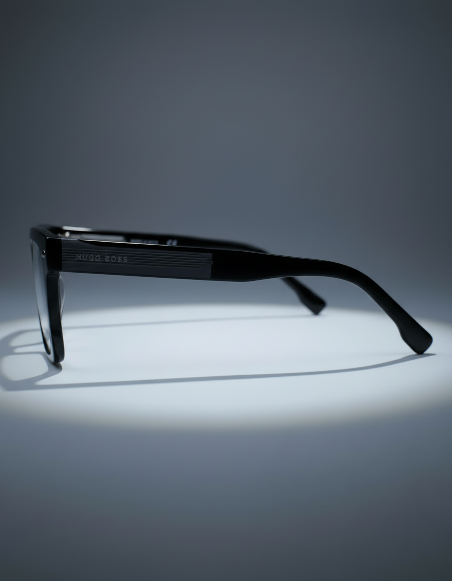 HUGO BOSS Jet Black / Smoky Grey Eyeglasses