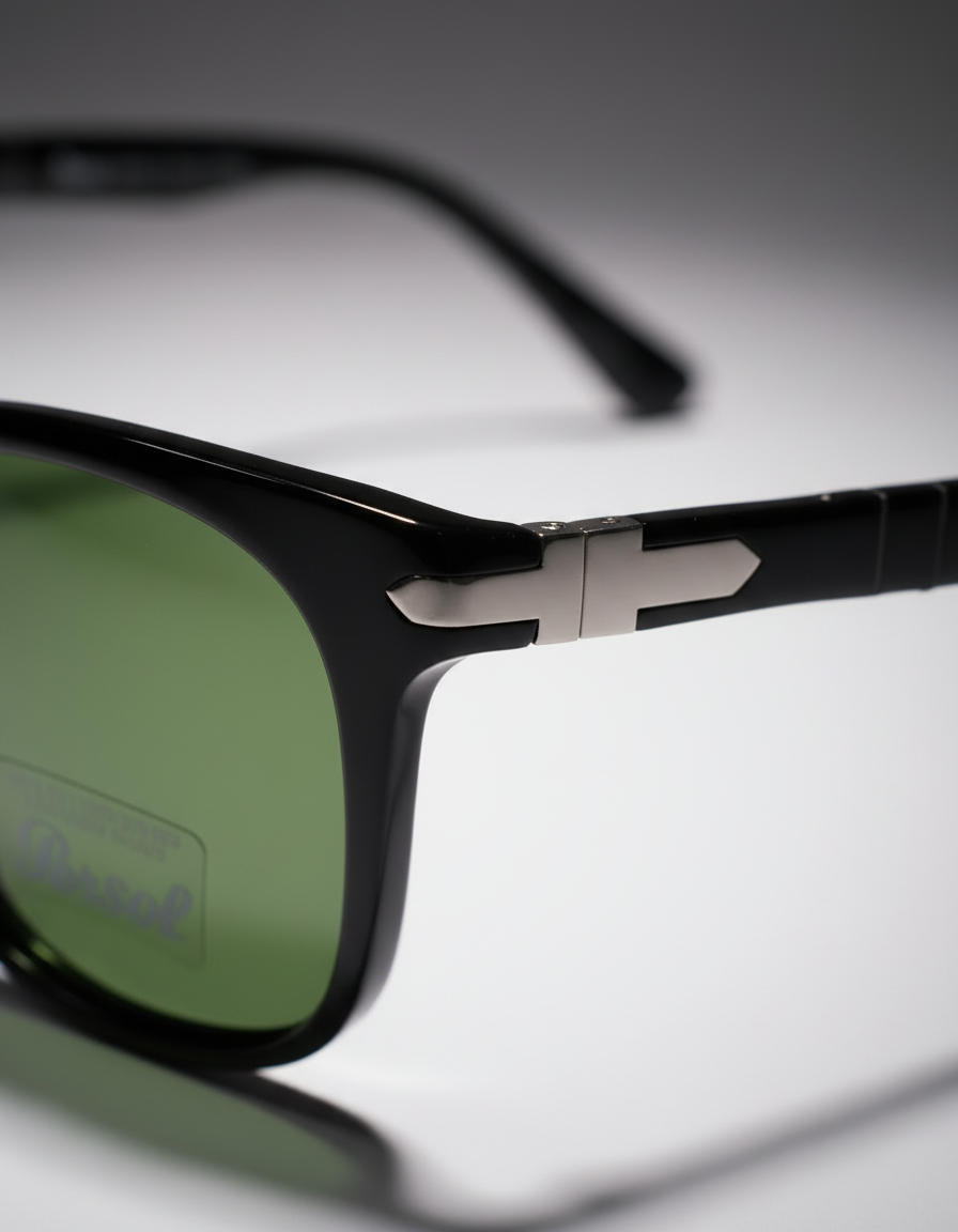 Persol Designer Black Sunglasses