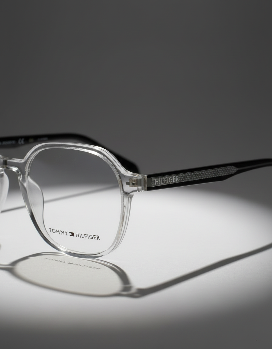 Tommy Hilfiger Clear Round Eyeglasses