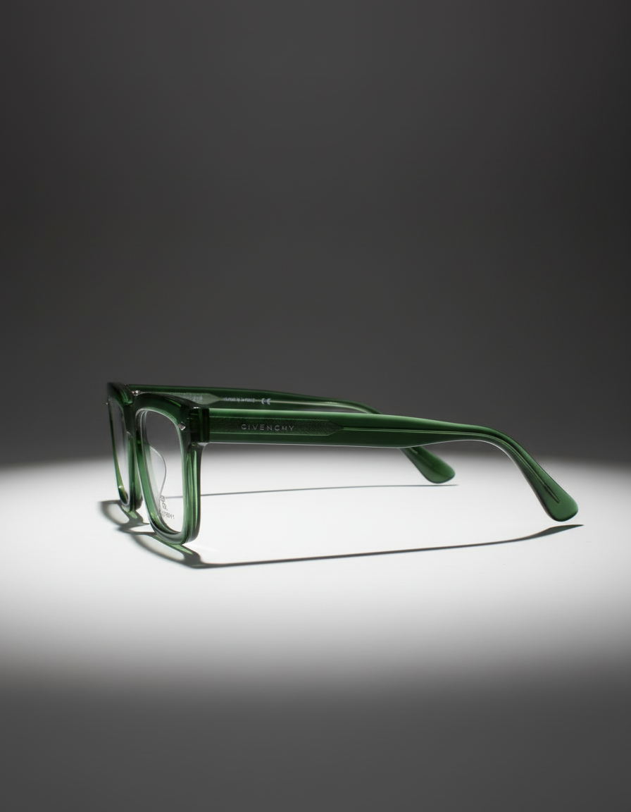 Givenchy Green Acetate Eyeglasses