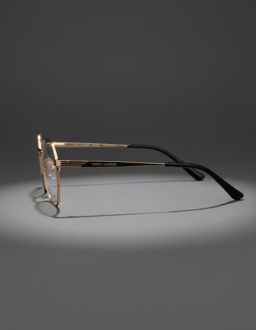 Tommy Hilfiger Gold Eyeglasses