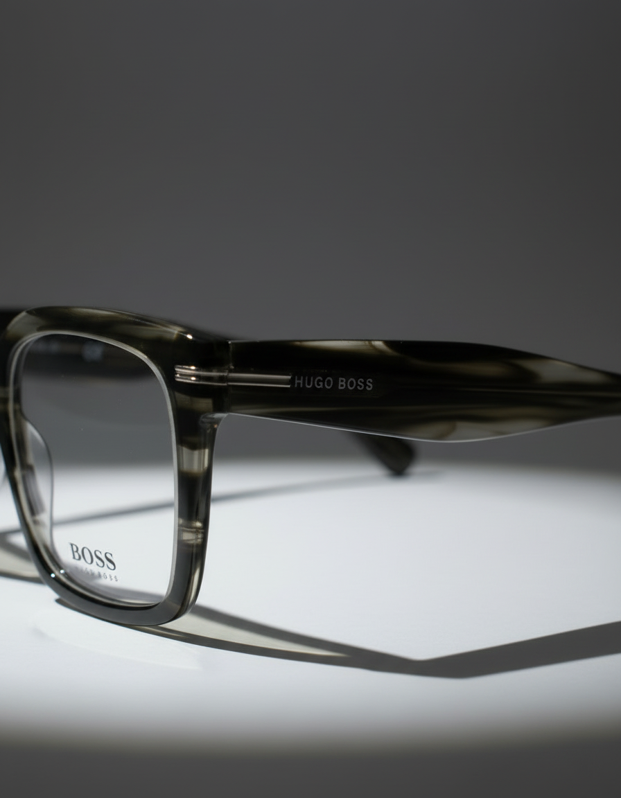 Hugo Boss Soft Tortoise Beige Eyeglasses