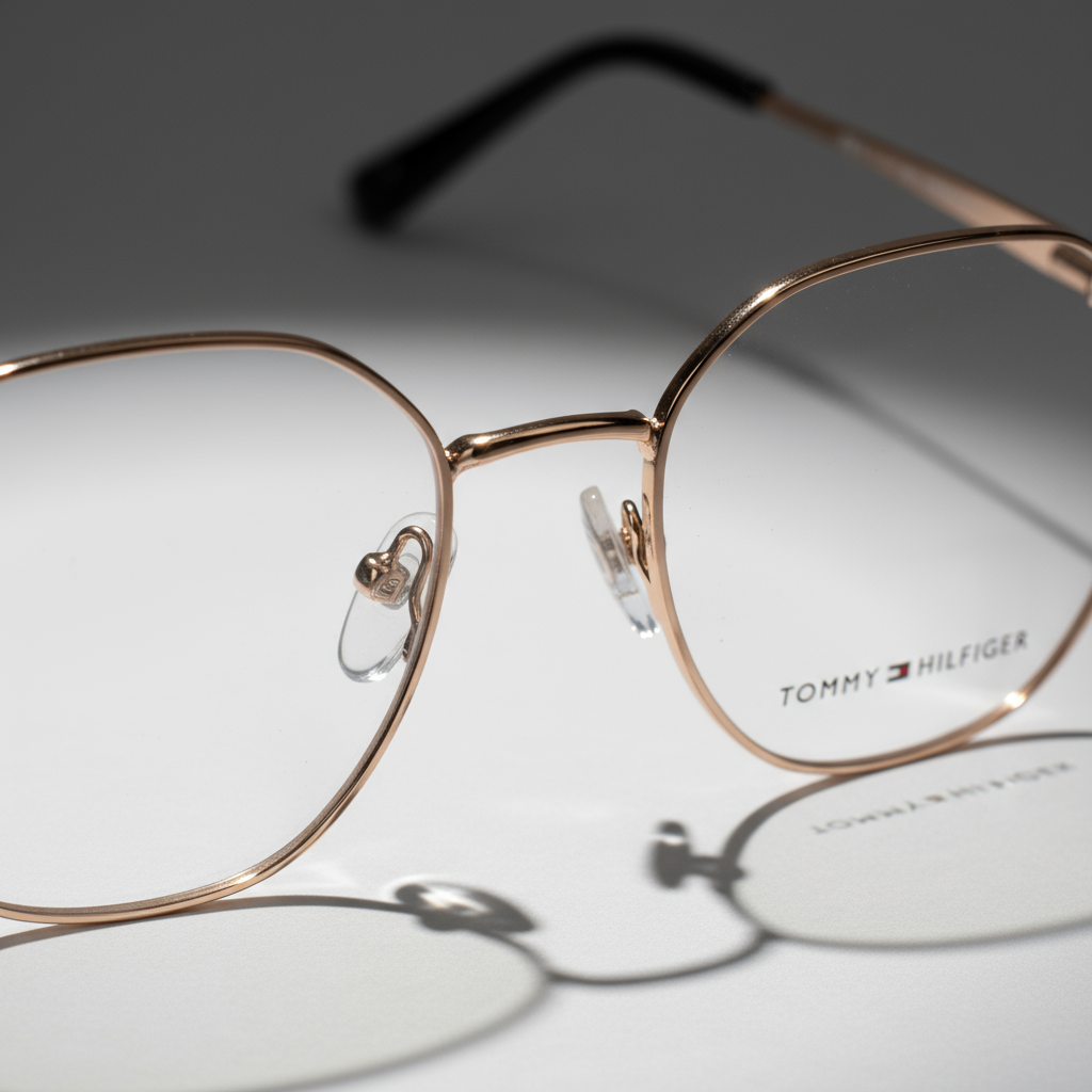 TOMMY Gold Metal Eyeglasses