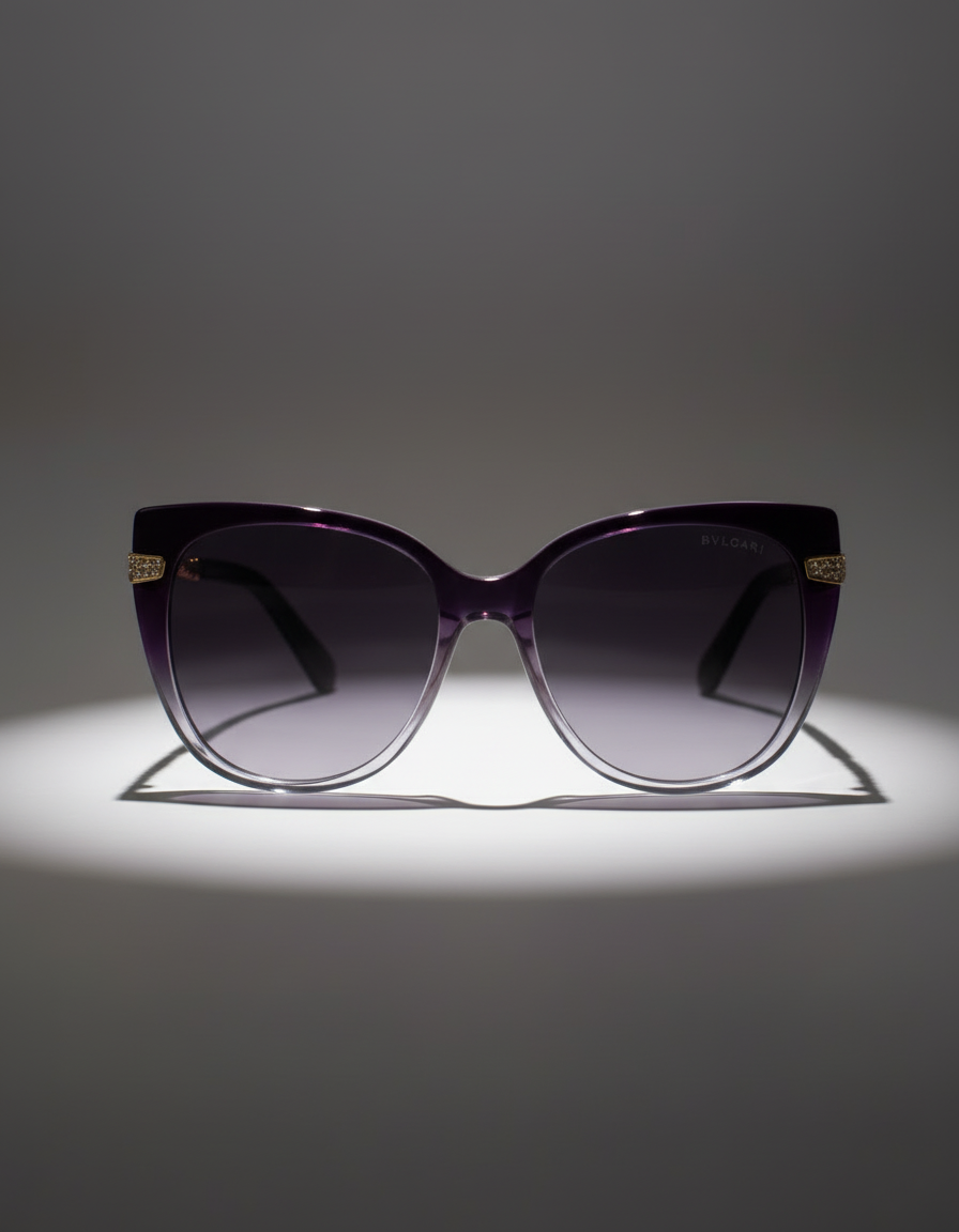 BVLGARI Purple Designer Sunglasses