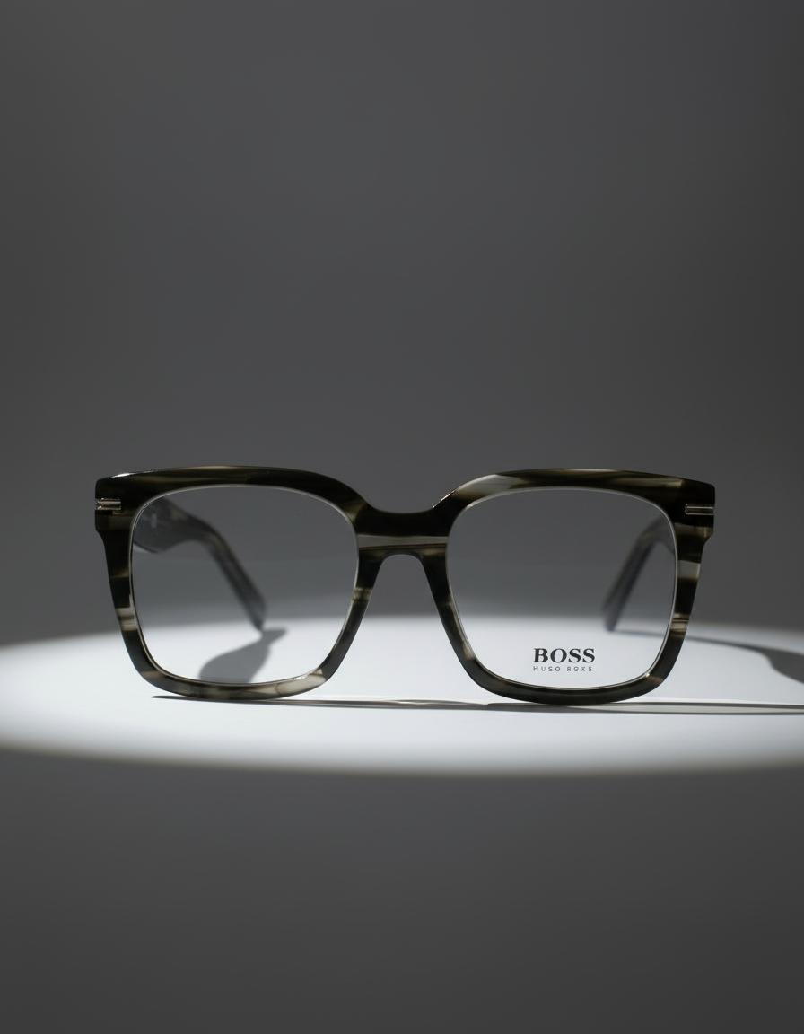 Hugo Boss Soft Tortoise Beige Eyeglasses