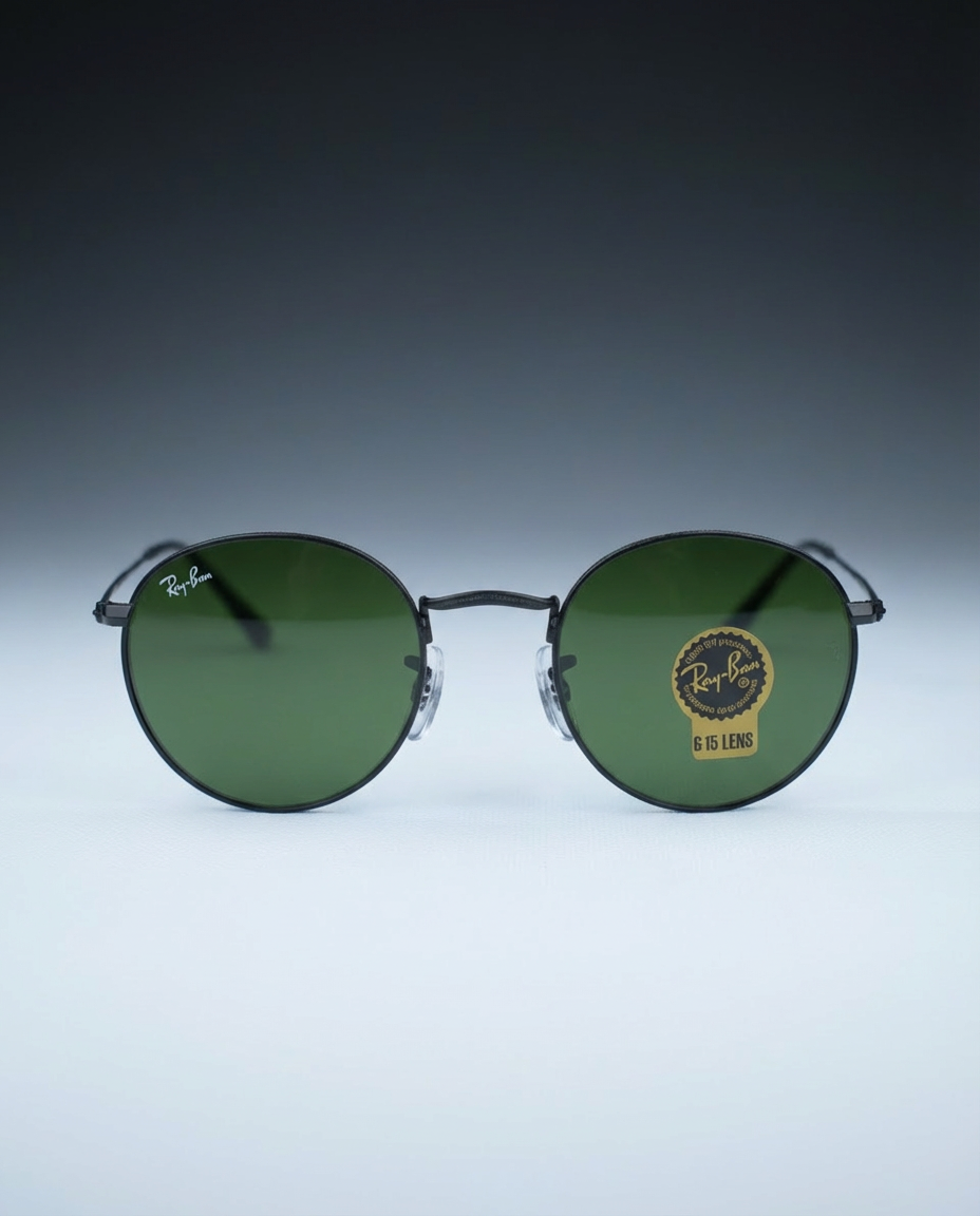 Ray-Ban Round Green Sunglasses