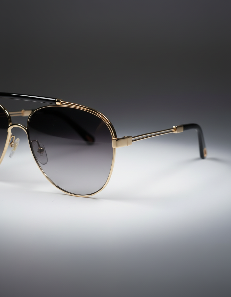 Chloe Classic Aviator Sunglasses