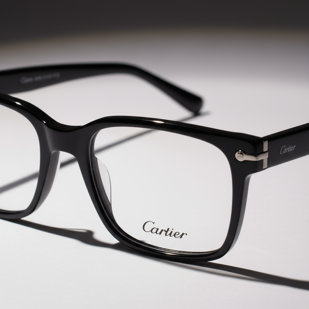 Cartier Black Eyeglasses
