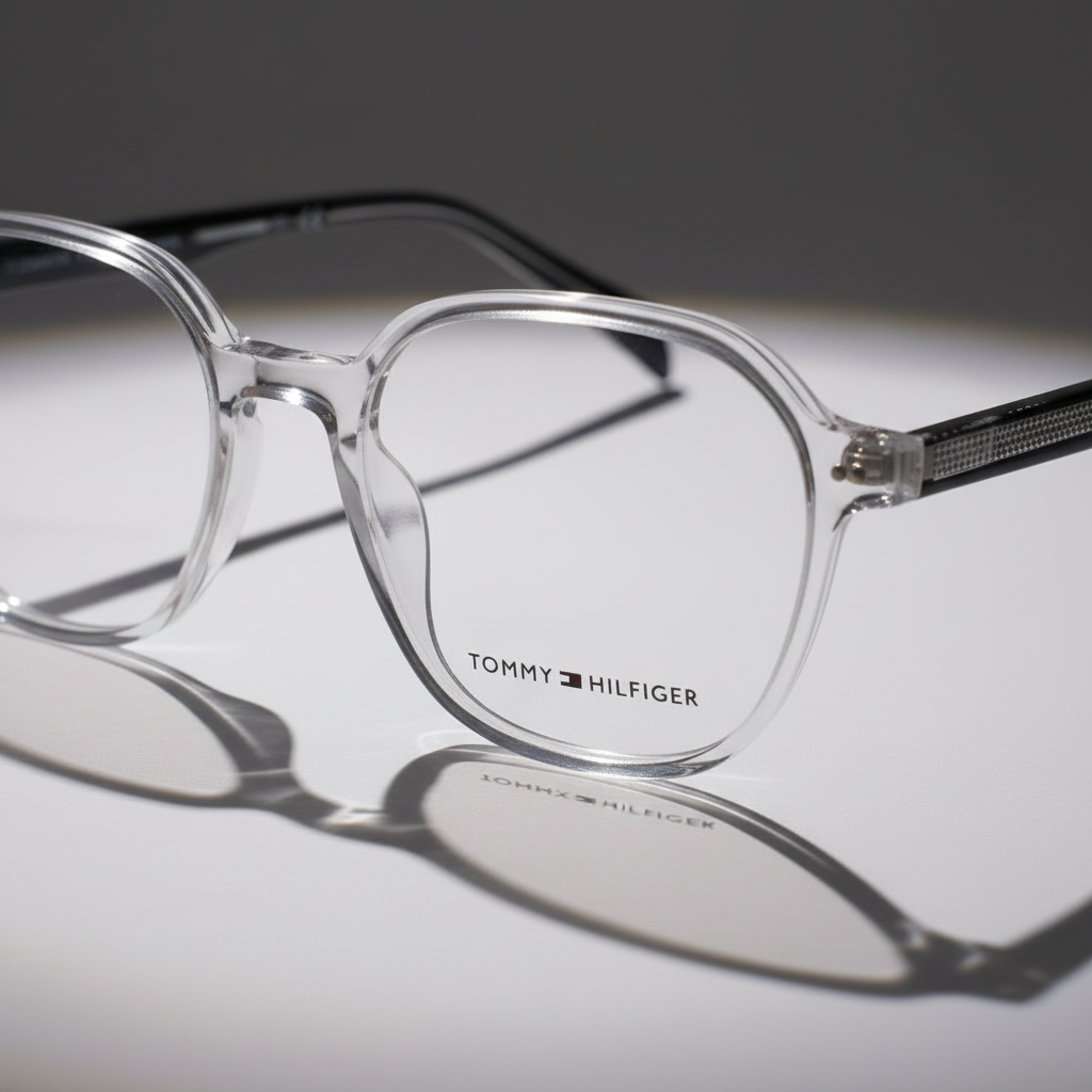 TOMMY Transparent Frame Glasses