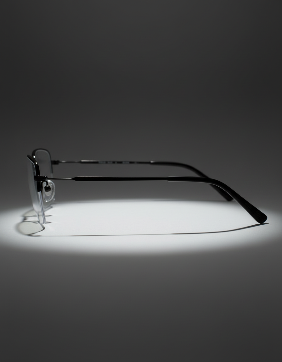  Silhouette Black Eyeglasses
