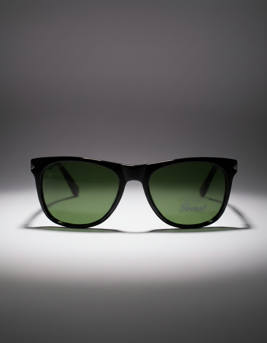 Persol Designer Black Sunglasses