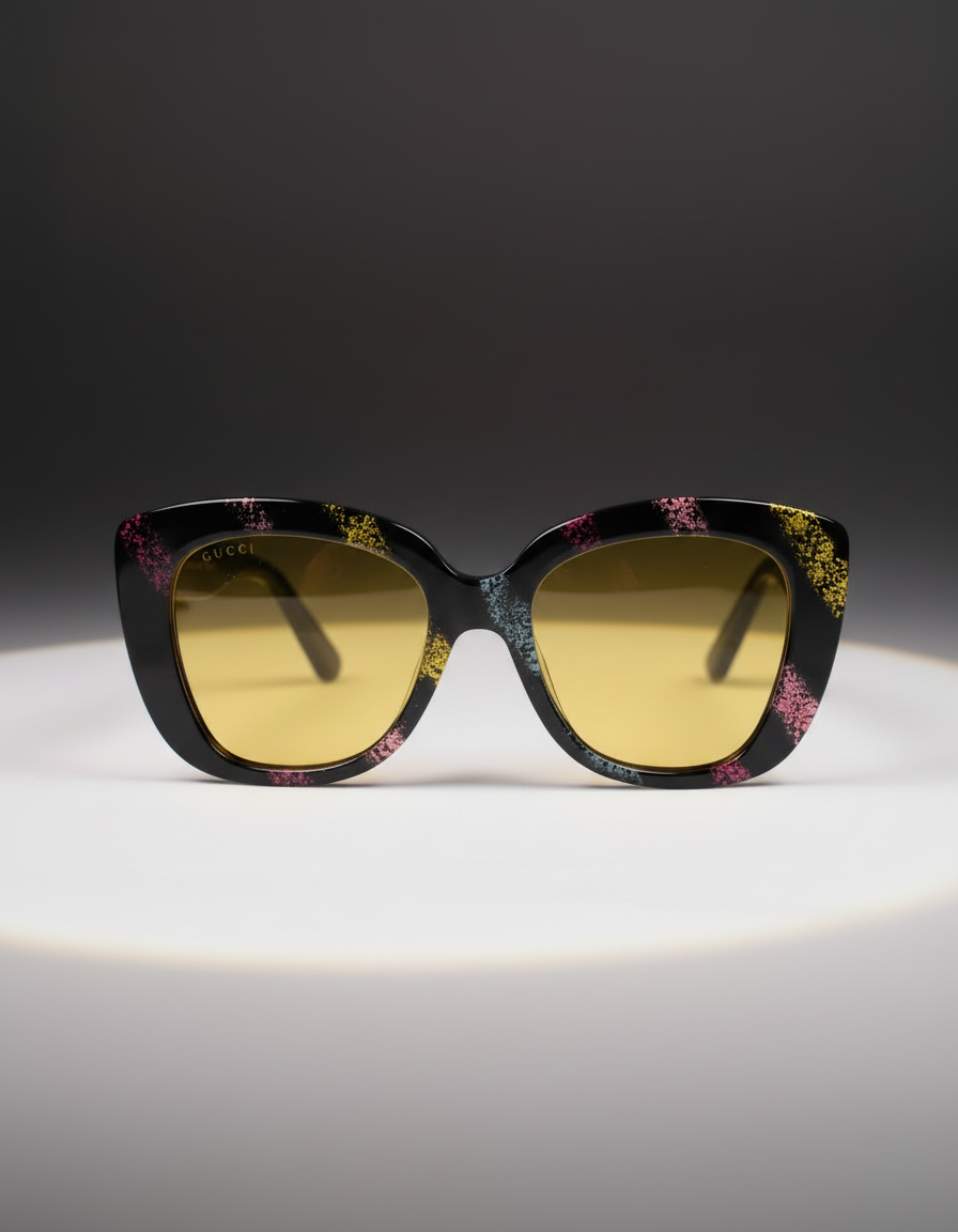 Gucci Multicolor Cat-Eye Sunglasses