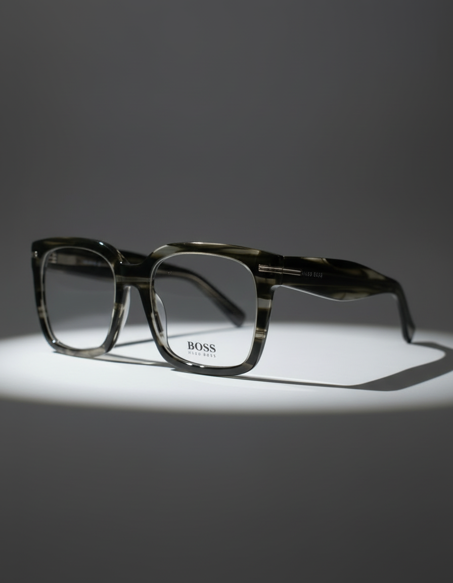 Hugo Boss Soft Tortoise Beige Eyeglasses