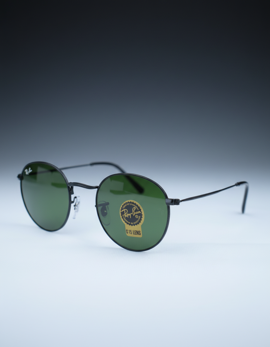 Ray-Ban Round Green Sunglasses