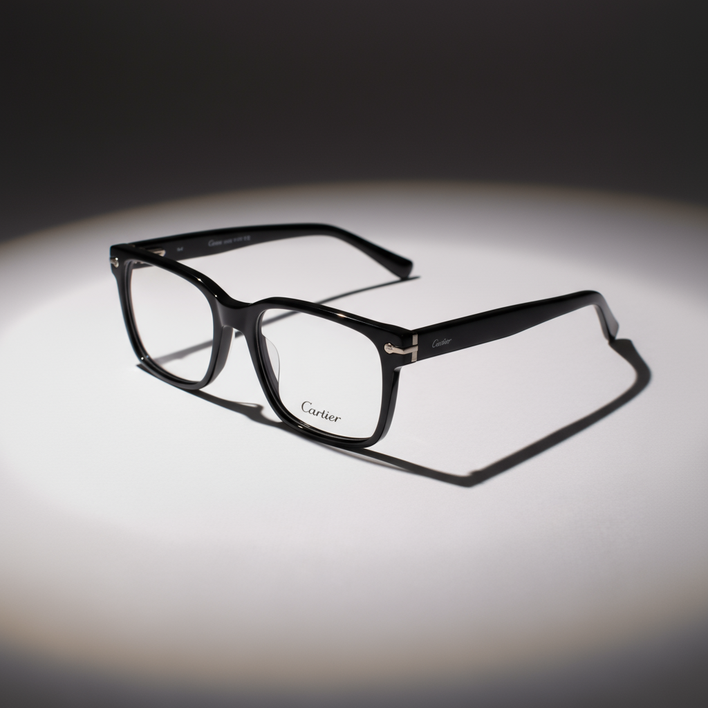 Cartier Black Eyeglasses