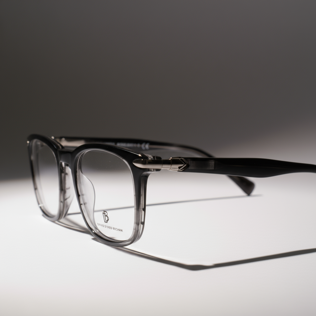 DAVID BECKHAM Classic Black Eyeglasses