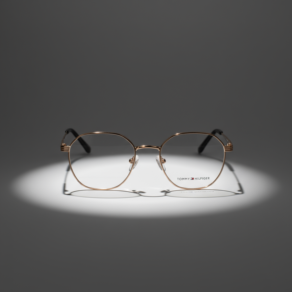 TOMMY Gold Metal Eyeglasses