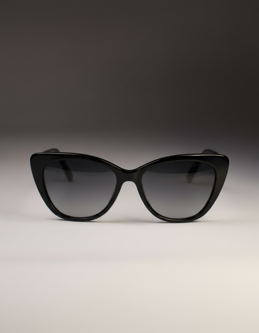 Gucci Black Cat-Eye Sunglasses