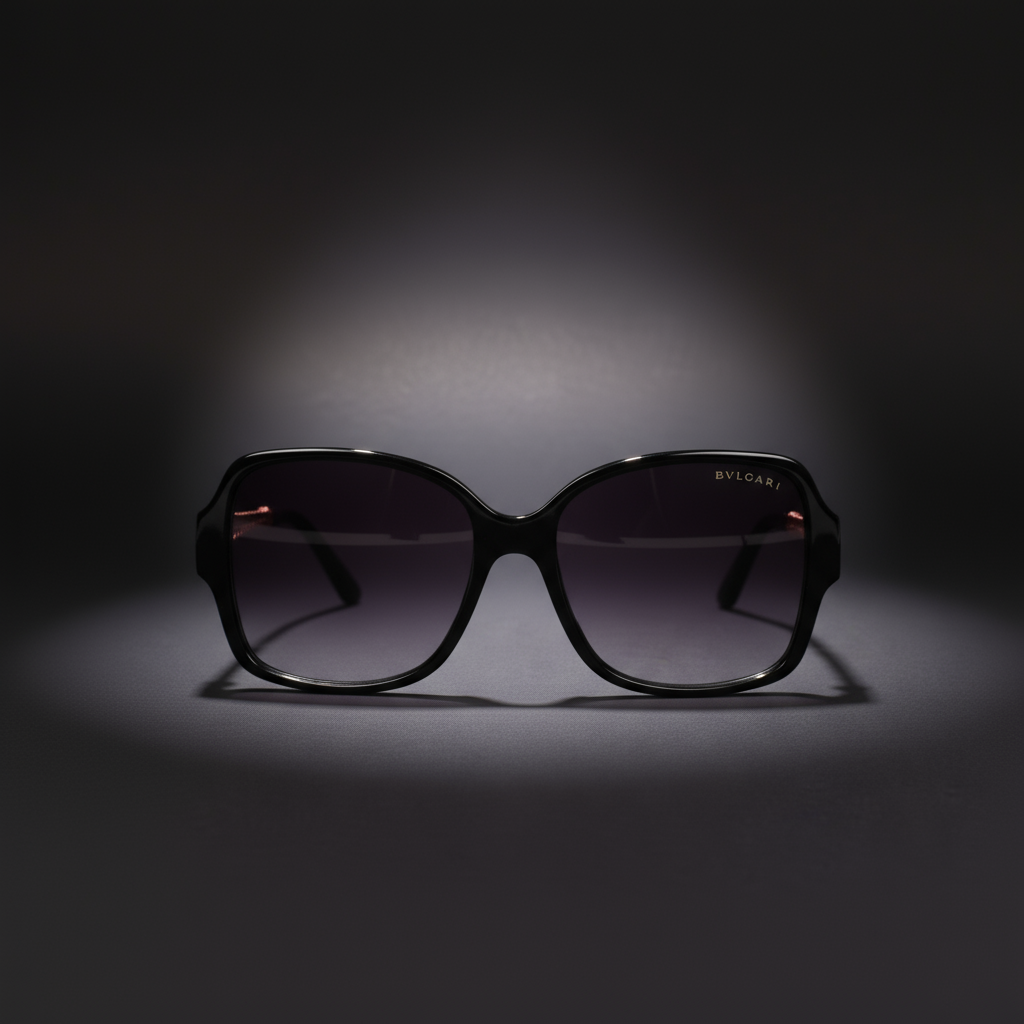 BVLGARI Classic Black Leather Jacket