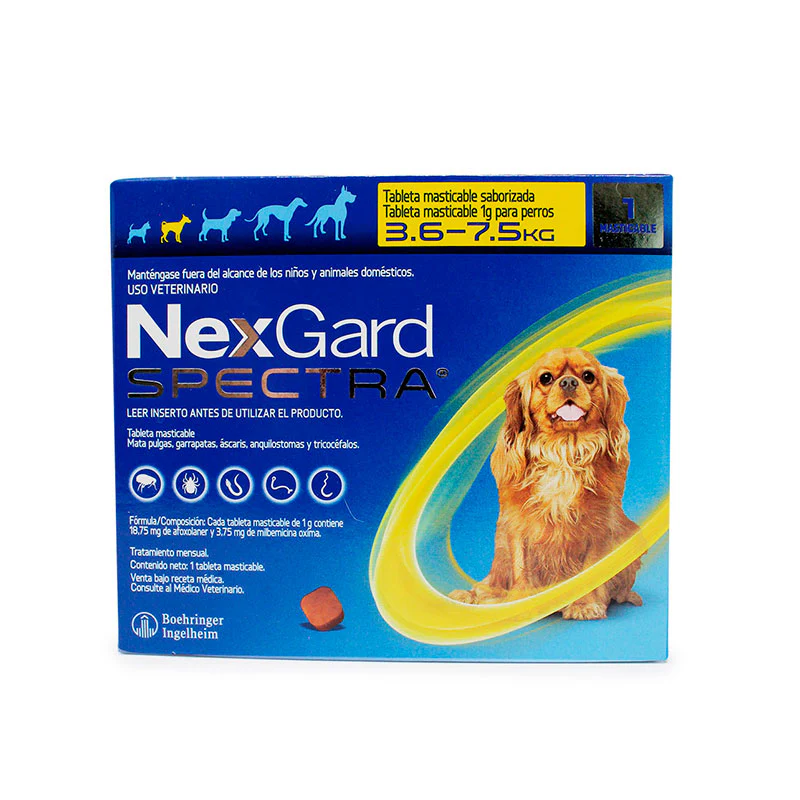 NEXGARD SPECTRA S PP 3.6 A 7.5 kg