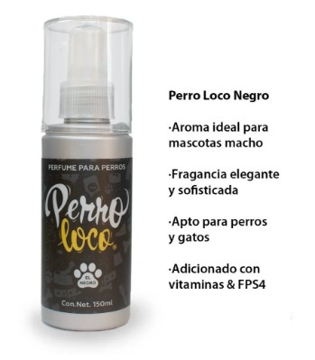 PERFUME MACHO NEGRO PERRO LOCO 150ML