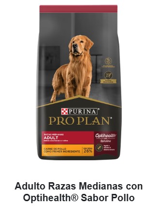 Purina Pro Plan Adulto Razas Medianas Pollo