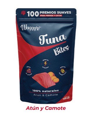 Premio Bites Para Perros Sabor Atun Y Camote 100 Premios