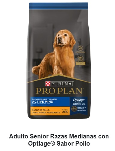 Purina Pro Plan Adulto Senior 7+ Razas Medianas y Grandes