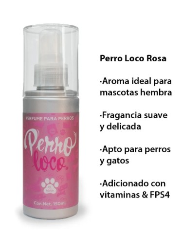 PERFUME HEMBRA ROSA PERRO LOCO 150ML