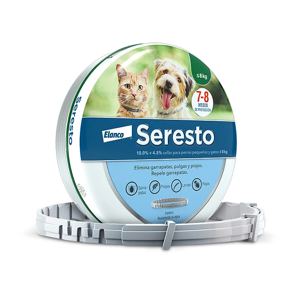 SERESTO PERROS CH Y GATO MENOR DE 8 KG