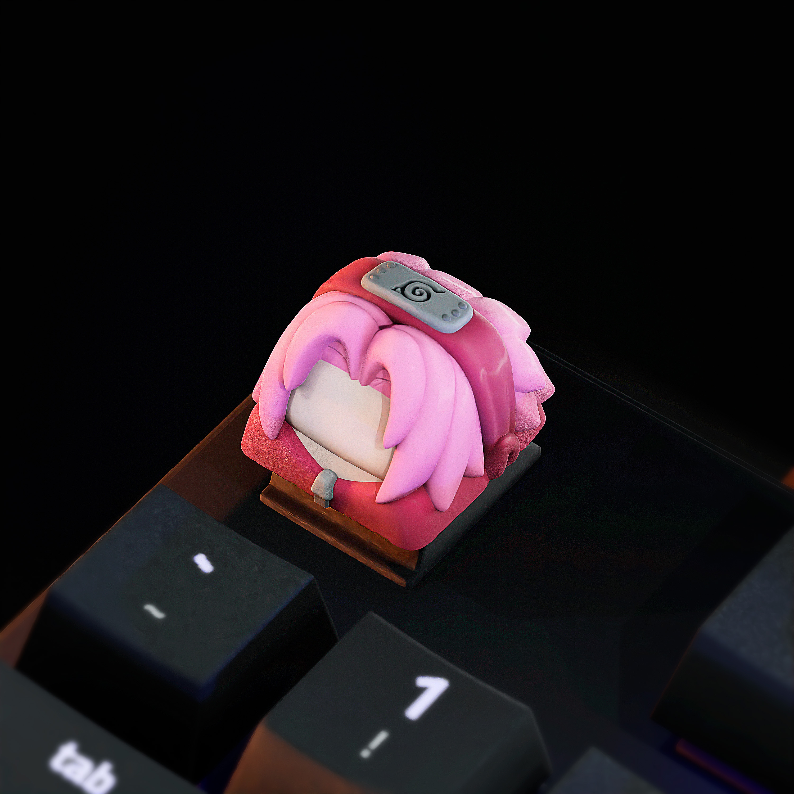 Headband Ninjas Trio - Artisan Keycaps - Cherry MX Mechanical Keyboard
