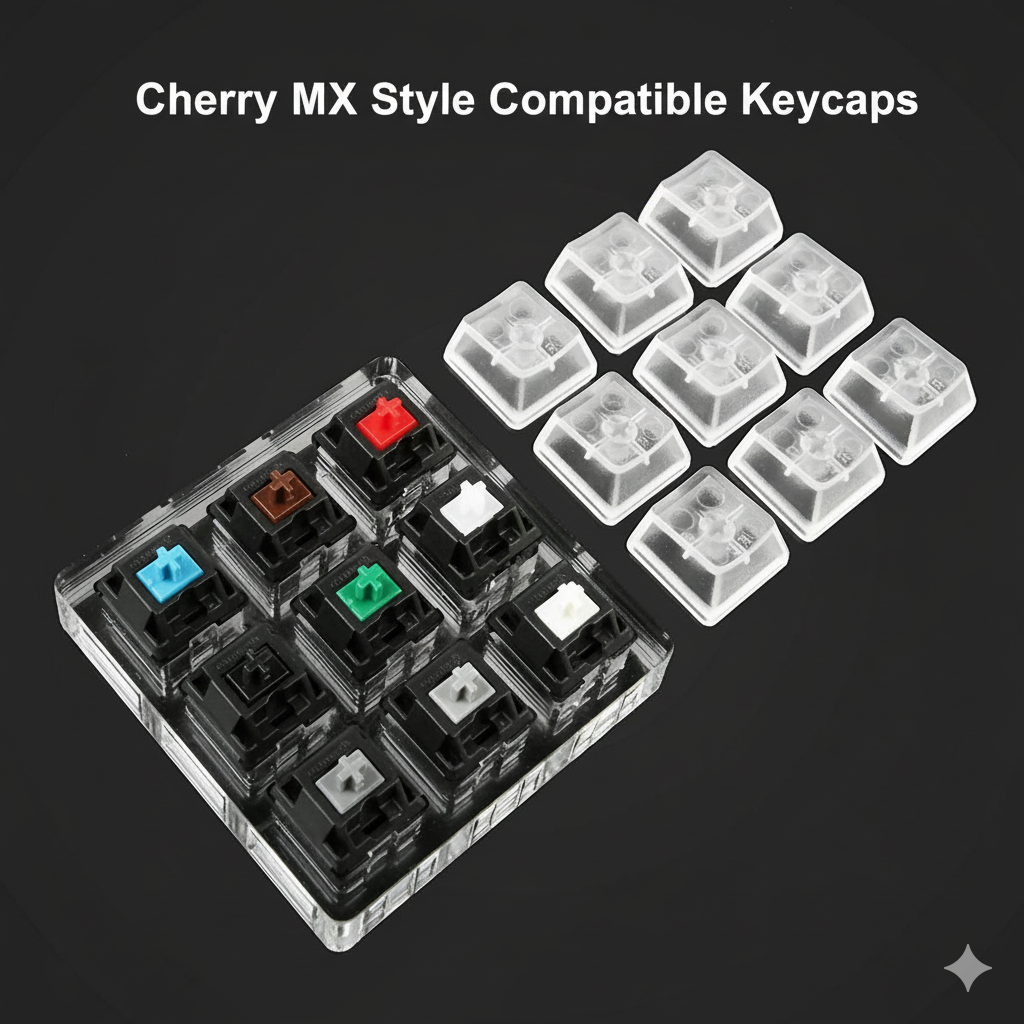 Nocturnal Specters - Artisan Keycaps - Cherry MX Mechanical Keyboard