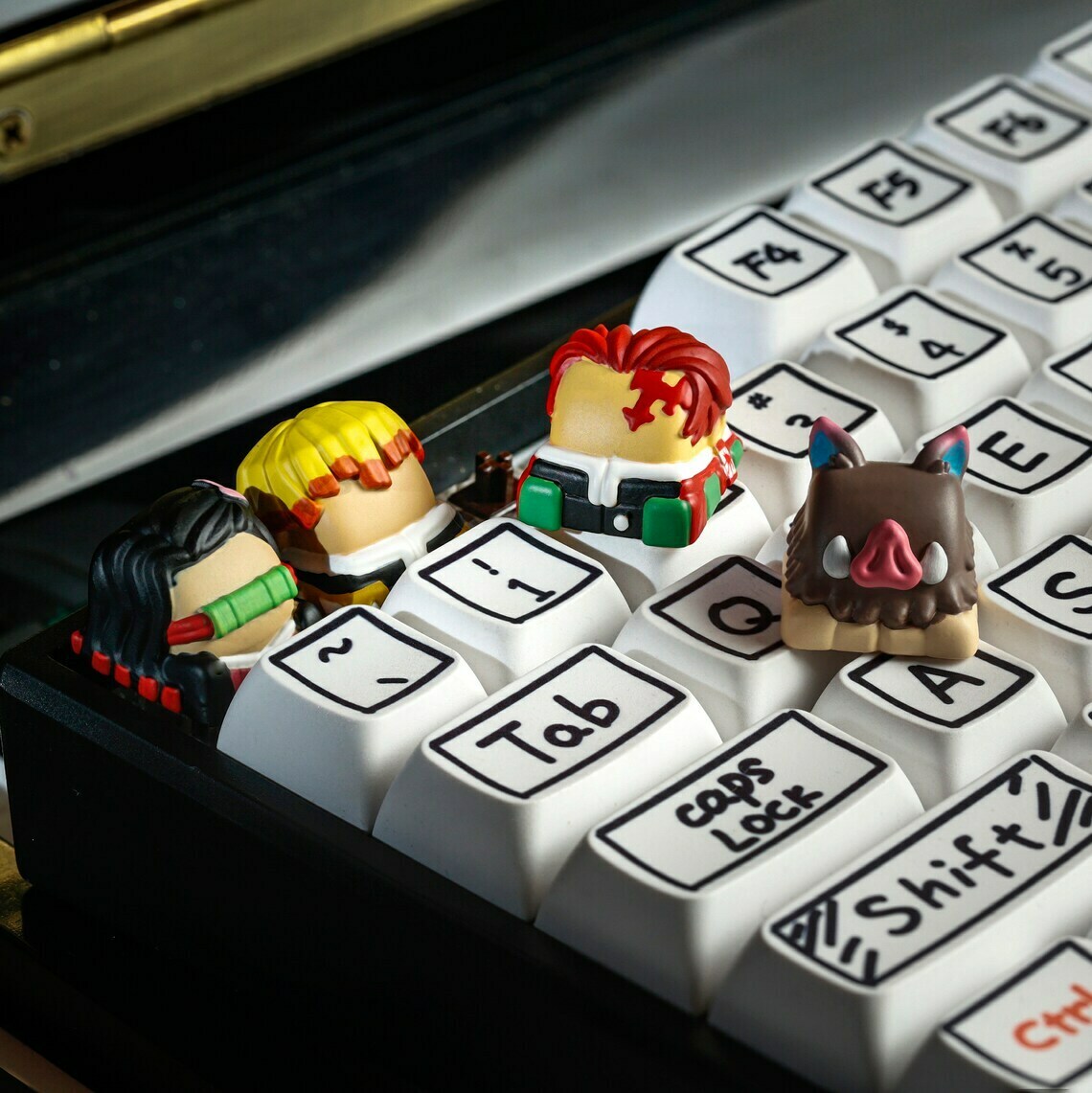 Demon Hunters Squad - Artisan Keycaps - Cherry MX Mechanical Keyboard