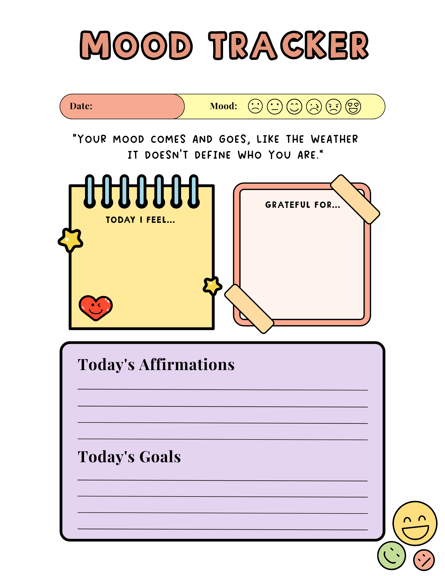 Mood Tracker Journal