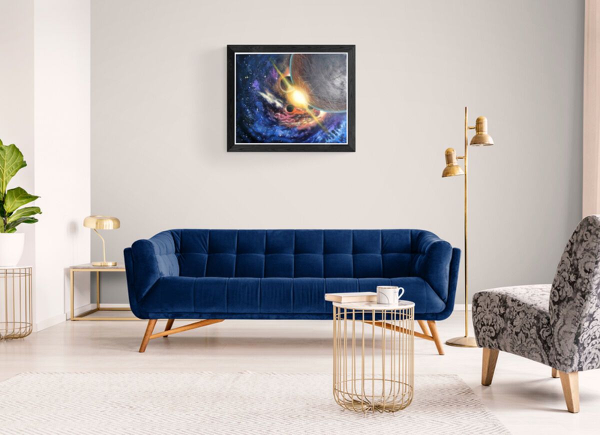 Galaxy Space Art Painting