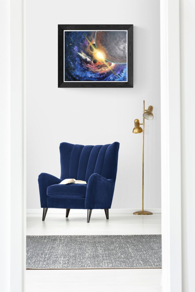 Galaxy Space Art Painting