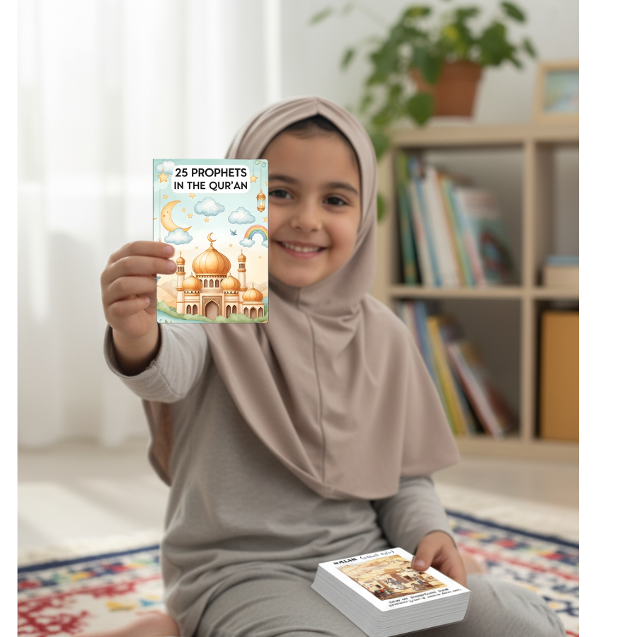 25 Prophets In Islam Flash Cards for Kids