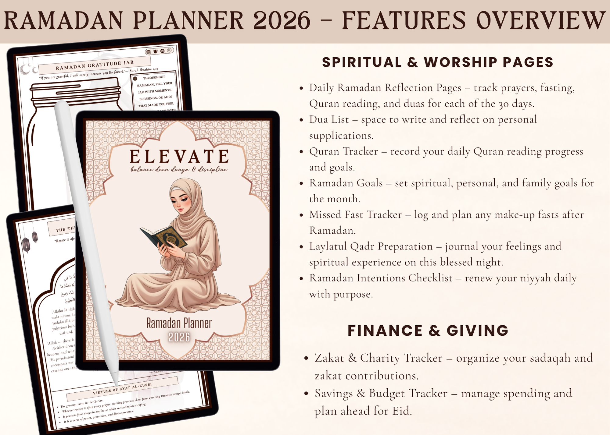 Ramadan Planner 2026 (Digital)