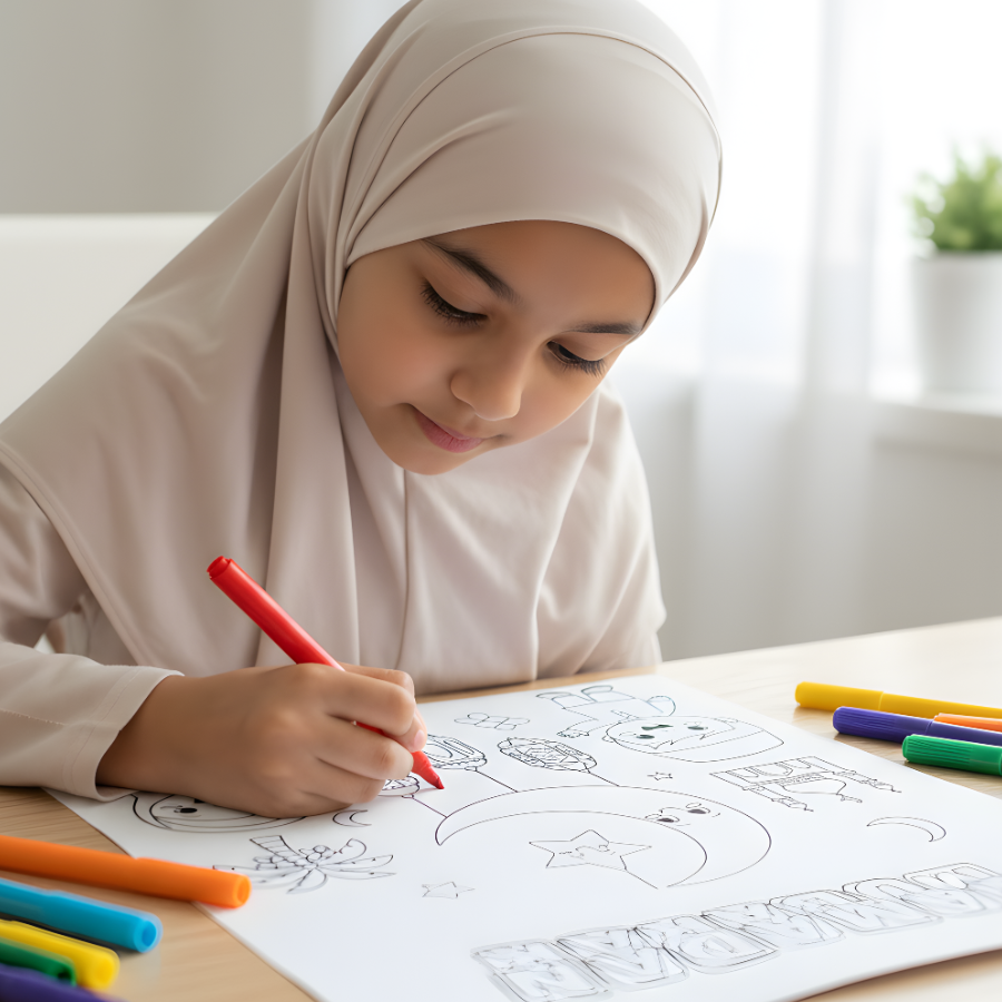 30+ Ramadan Coloring Pages for Kids, Printable Islamic Coloring Book, Ramadan Activities