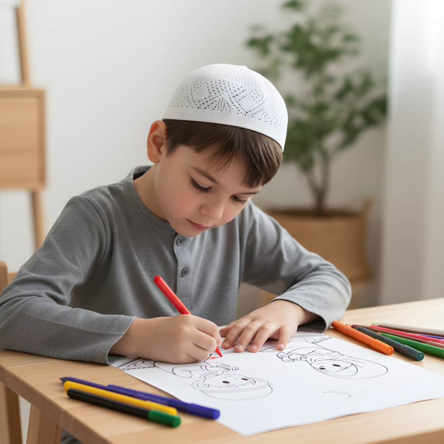 30+ Ramadan Coloring Pages for Kids, Printable Islamic Coloring Book, Ramadan Activities