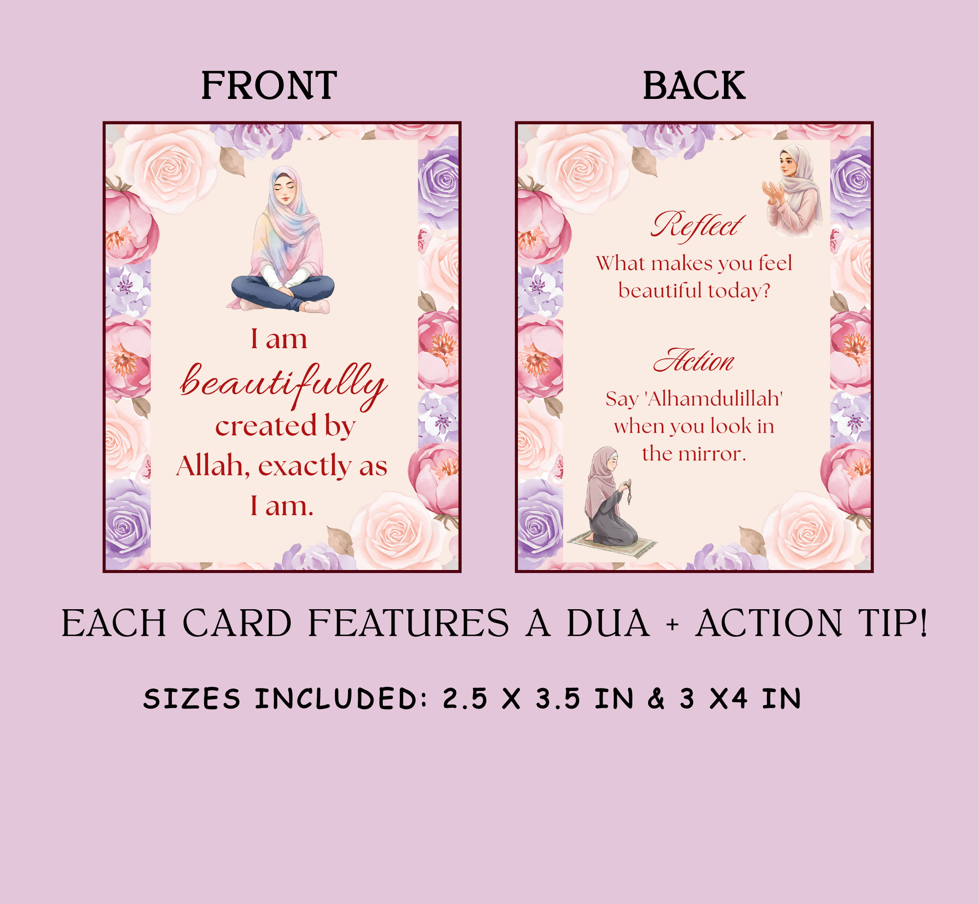  30 Daily Affirmation Cards For Muslim Women