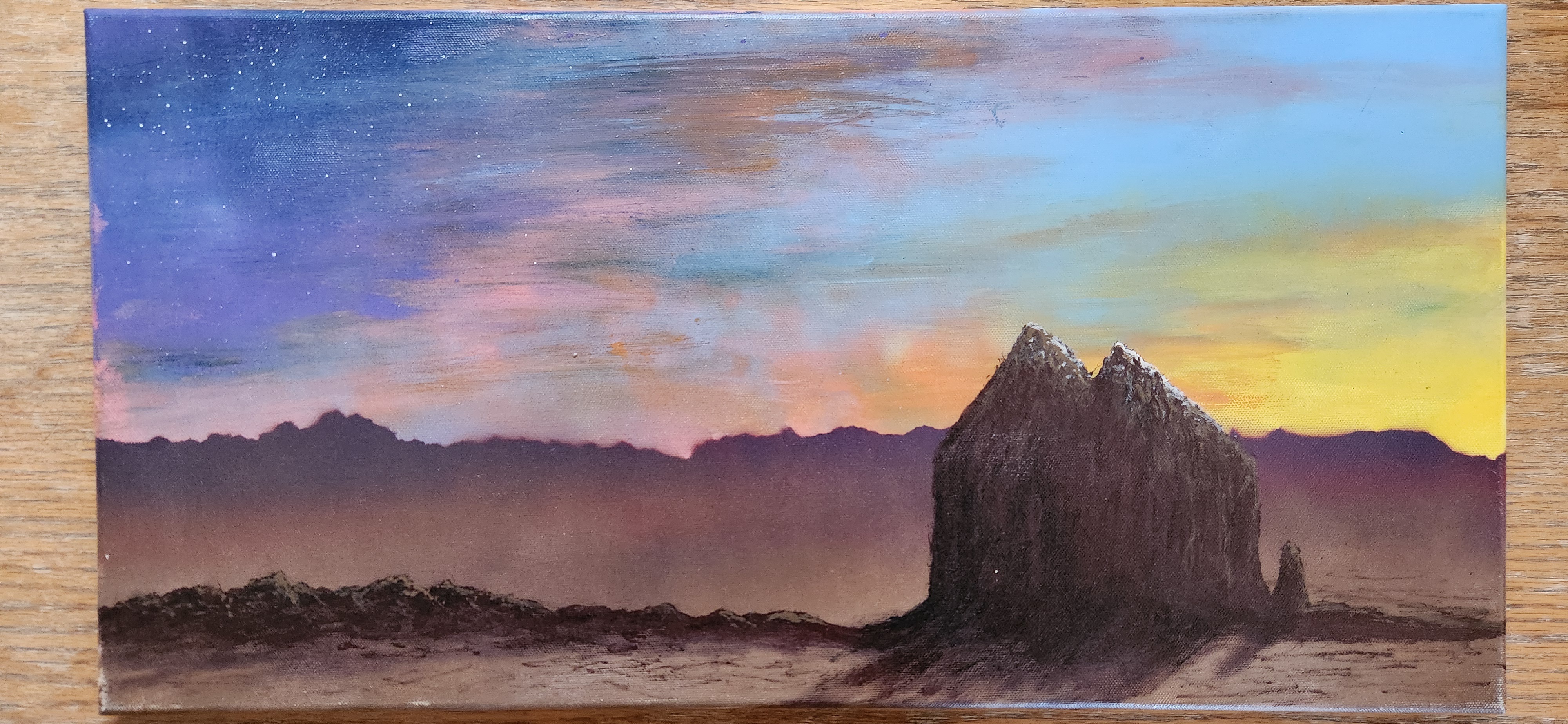 Shiprock at Sunset