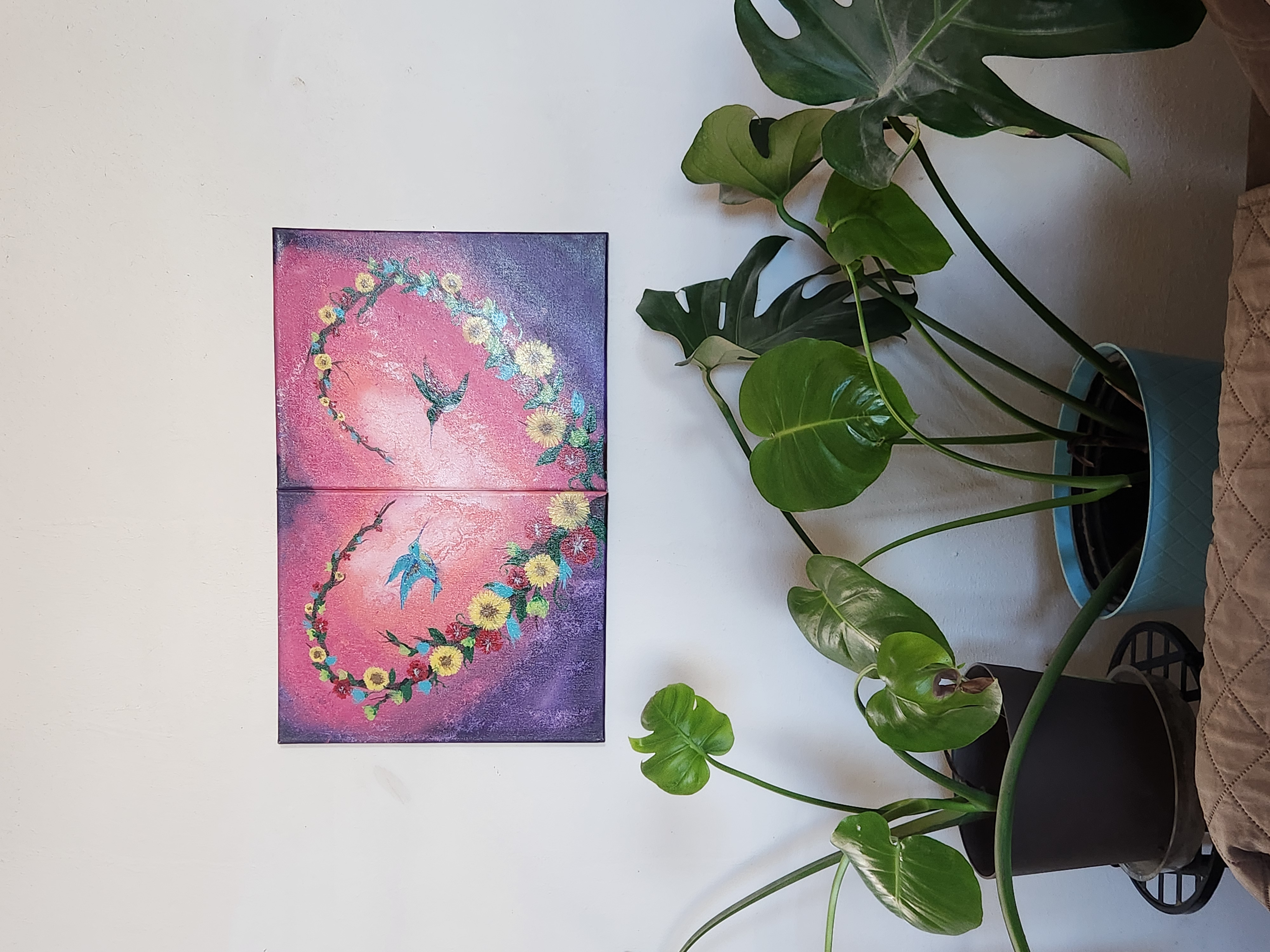 Hummingbirds in Love